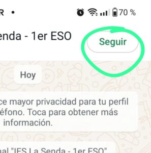 seguir
